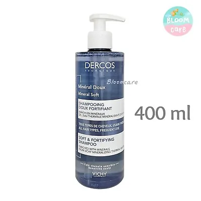 Vichy Dercos Mineral Soft and Fortifying Shampoo 400ml • $28.90