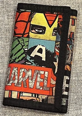 Marvel Avengers Collage Themed Trifold Wallet Boys Wallet Novelty Gift • £2.99
