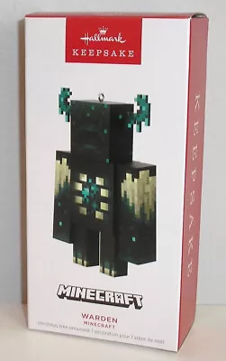 2023 Hallmark WARDEN MINECRAFT - MAGIC LIGHT ORNAMENT - MINT IN BOX • $9.99