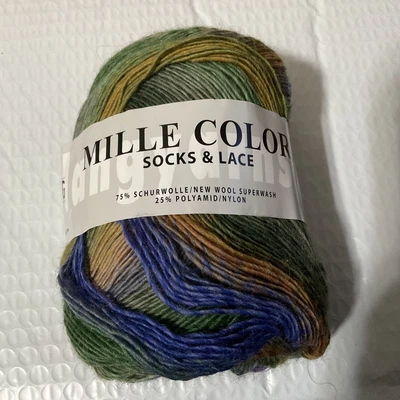 $7.25 • Buy Lang Yarns Mille Colori  Socks And Lace Yarn, Wool/Nylon