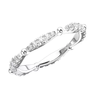 950 Platinum2 MM 100% Natural Round Cut Diamond Full Eternity Ring • £590.72