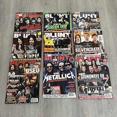 BLUNT Magazine Bundle Posters Green Day Metallica Marilyn Manson Silverchair • $70