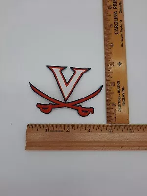 Univ Virginia Cavaliers Vintage NCAA Throwback Jersey Iron On Patch Crest 3.75  • $9.98