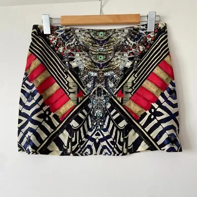Camilla Franks Louwalan Tales Embellished Short Dress Up Skirt Size 10 1 Small • $70