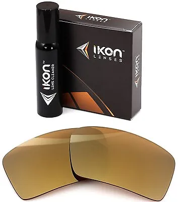 Polarized IKON Iridium Replacement Lenses For Oakley Eyepatch 1 24K Gold Mirror • $35.90