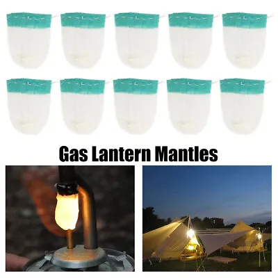 10Pcs S/L Lamp Mantles Single Head Coleman Lantern Gas Lantern Mantles Pink/Blue • £4.42