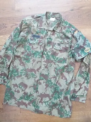 £99 • Buy South African SAP Police Camo Shirt Uniform Border Recce Angola Rhodesia 1976 Xl