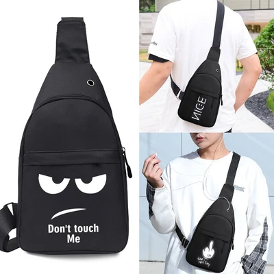 £7.96 • Buy White Picture Fanny Pack Travel Waist Bag Chest Shoulder Crossbody Handbags Bags