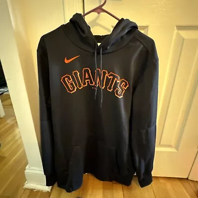 Nike Men’s L Black San Francisco Giants Hooded Sweatshirt • $25