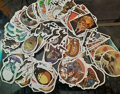 Lot Of 20 Random Assorted Studio Ghibli Stickers TOTORO MONONOKE HAYAO MIYAZAKI • $2.99