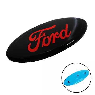 9 Inch Black Red Badge Emblem For Ford 2004-2012 Ford F150 Front Grille Tailgate • $17.99