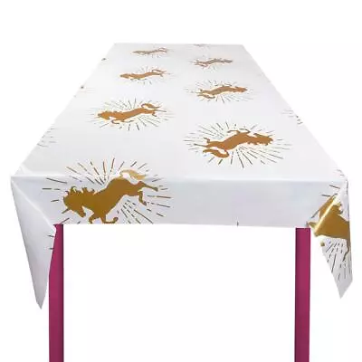 MAGICAL UNICORN THEME PARTY TABLECLOTH GIRL'S PARTY TABLEWARE - 120 X 180CM • £5.19