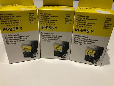 (3X) GENUINE NEW OCE Canon IH-955 Y Yellow Plotter 5200 5205 5500 Canon W 7000 • $18.17