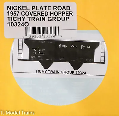 Tichy Train Group O #10324O Nickel Plate Road 1957 Covered Hopper (Decal) • $5.40