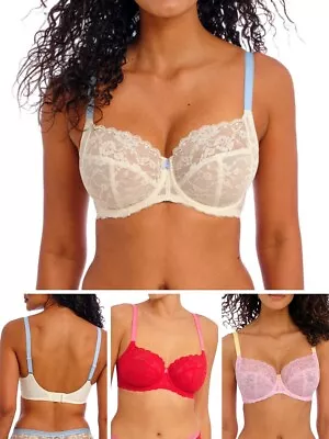 Freya Offbeat Bra Full Cup Side Support Underwired Bras Non-Padded Lingerie • £32.40