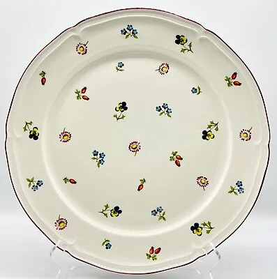 Villeroy & Boch Petite Fleur 12.5  Chop Plate Round Platter Excellent Cond • $24.99