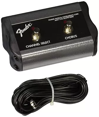 Fender 2-Button Footswitch With 1/4 Inch Jack Channel/Chorus On/Off • $45.99