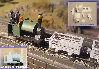 £19.99 • Buy OO9/009 Bagnall Contractors Quarry Locomotive 0-4-0 Narrow Gauge Steam Body Kit 