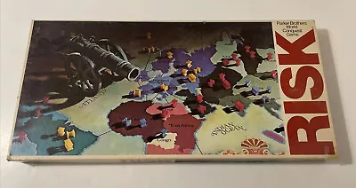 Vintage  Risk  World Conquest Board Game By Parker Bros - 1980 Ed - Complete! • $29.79