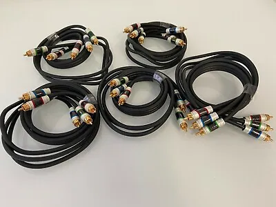 Monster MSeries M1000CV High Definition Component Video Cables 8 FT Lot Of 5 • $93.99