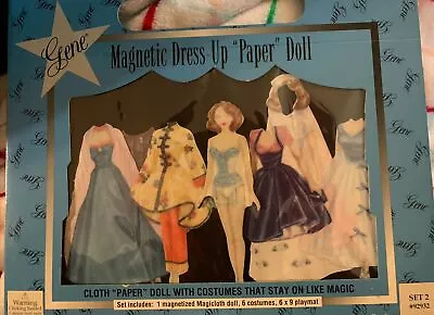 Gene Magnetic Dress-up  Paper  Doll Set 2 With Brunette Model • $10