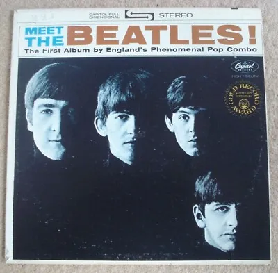 Meet The Beatles - American APPLE - STEREO Vinyl Lp Record Circa 1975 Pressing  • £44.99