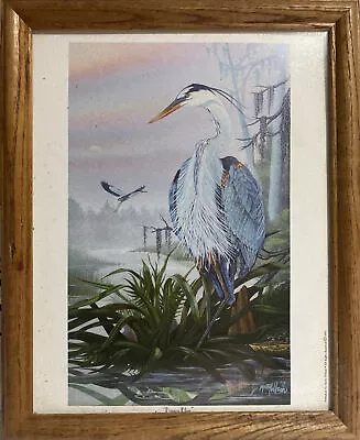 Bayou Blue Painting Published By Marty Wilson 1999 • $39.95