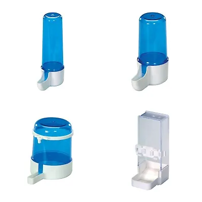 £6.99 • Buy Bird Cage Feeder Bottles & Water Drinker For Finches Canary Budgie - Anti Algae