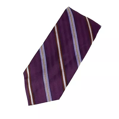 Men’s Altea Milano Silk Tie Necktie Made In Italy Purple • $17.96