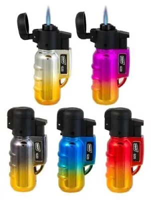 £3.45 • Buy NEW Prof - Smart Dots Electronic Windproof Lighter Single Jet Flame Refillable