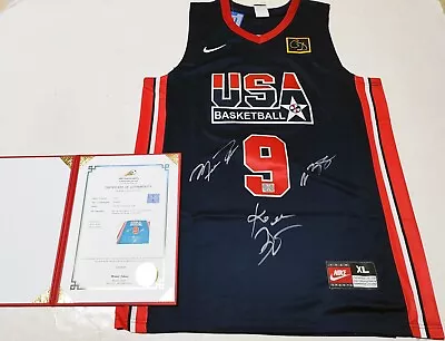 1992 USA TEAM Michael Jordan Lebron James Kobe Bryant Autographed Jersey COA • $99.99