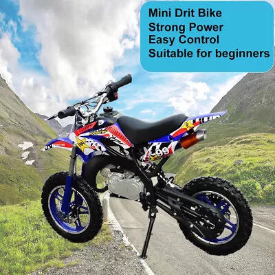 Kids Gas Mini Dirt Bike Motorcycle 49cc 2-Stroke Mini Off-Road Sports Ride • $397
