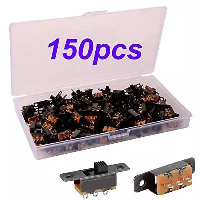 150pcs Slide Switch 3 Pin 2 Position 0.5A 50V DC Mini Panel Slide Switch SPDT... • $17.03