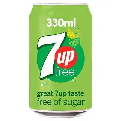 7up Free Can 330ml (Pack Of 24) • £19.99