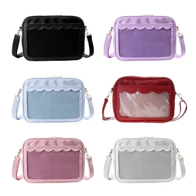 Japanese Harajuku School JK Uniform Bag Transparent Gril Crossbody Ita Bag • £15.72