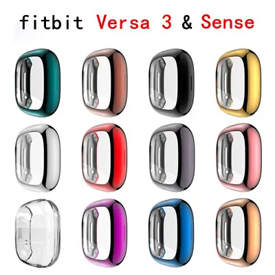 For Fitbit Versa 3/ Sense Watch Screen Case Shell Protector 360 Slim Cover New • $3.73