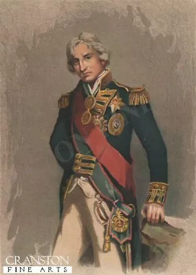 Portrait Admiral Horatio Nelson Age Of Sail Navalart Print Battle Trafalgar Nile • £22