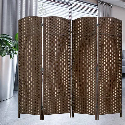 6 Ft Indoor Wall Divider Screen Room Divider 4/6 Panel Folding Privacy Partition • $67.85