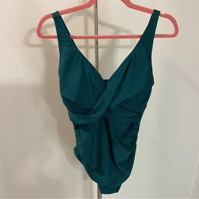 Maternity One Piece Green Swimsuit Size M NWT • $25