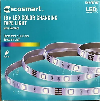 EcoSmart 16 Ft. Indoor RGB LED Strip Light • $12.95