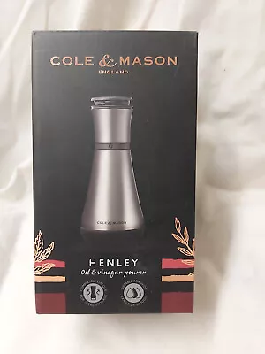 Cole & Mason Henley Oil & Vinegar Pourer Stainless Steel Silver Kitchen  • £12