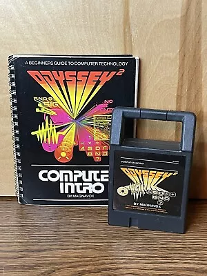 Computer Intro! (Magnavox Odyssey 2 1978) Cartridge & Manual Cleaned Tested • $34.99