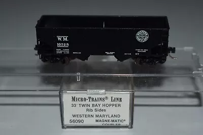 N Scale MTL 56090 Western Maryland 33' Twin Bay Hopper 10725 C42140 • $17.99