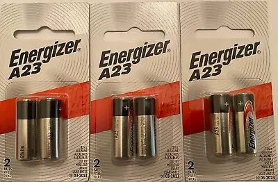 Energizer A23 12 Volt 12v Batteries A23BPZ QTY 6 • $7.99