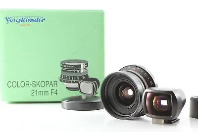 [TOP MINT Finder In Box] Voigtlander Color Skopar 21mm F4 MC L39 LTM Lens Japan • $449.99