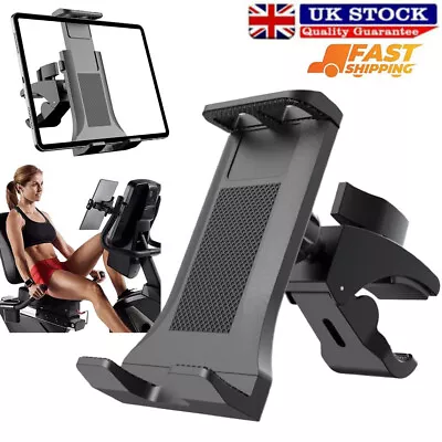 Tablet Phone Holder Gym Treadmill Exercise Bike Pushchair Mount For IPhone IPad • £6.79