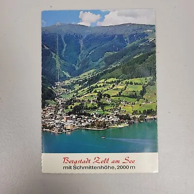 Austria Postcard  Bergstadt Zell Am See  Vintage Mountain Town European Travel • $6.07