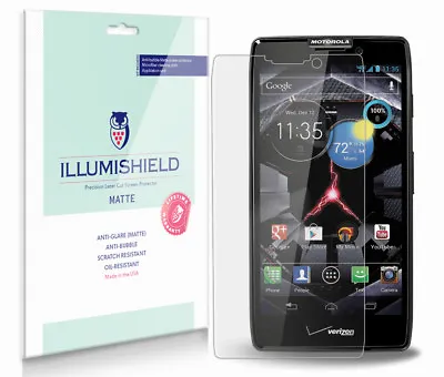 ILLumiShield Anti-Glare Matte Screen Protector 3x For Motorola DROID RAZR MAXX • $10.95