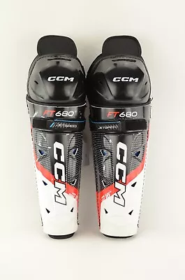 CCM Jetspeed FT 680 Ice Hockey Shin Guards Senior Size 16 (0411-0109) • $75