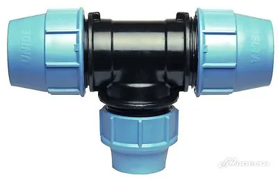 Reducing Tee Compression Fitting For Blue Water/MDPE/Alkathene Pipe • £9.86